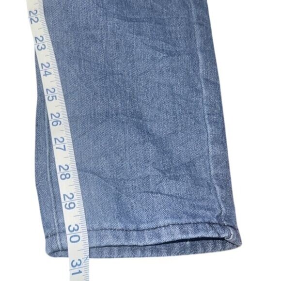Elastic Waist Denim Jogger Jeans XXL Relaxed Fit Blue Wash Drawstring Waistband - Picture 10 of 12